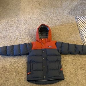 Boys Patagonia down puffer jacket
